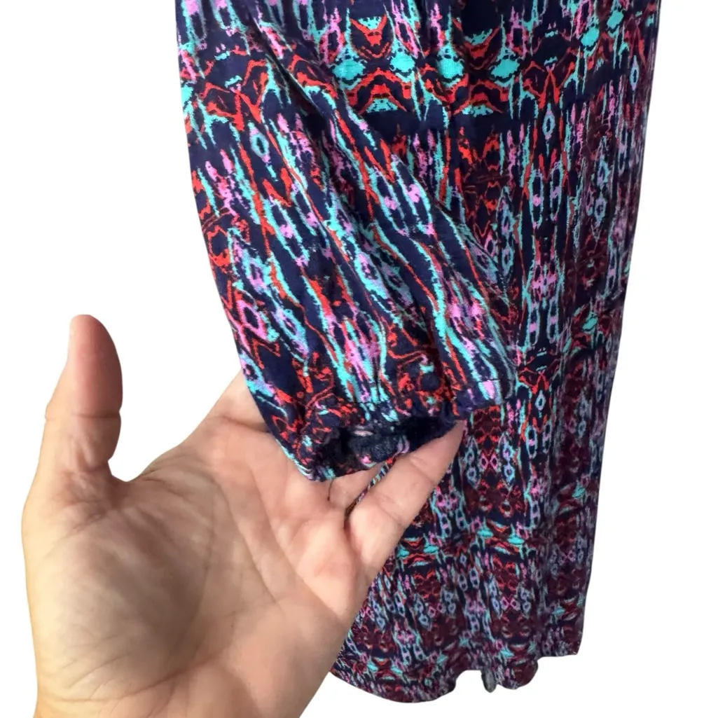 Market & Spruce MAEBY Abstract Long Sleeve Knit Dress NEW Size Medium - Image 8