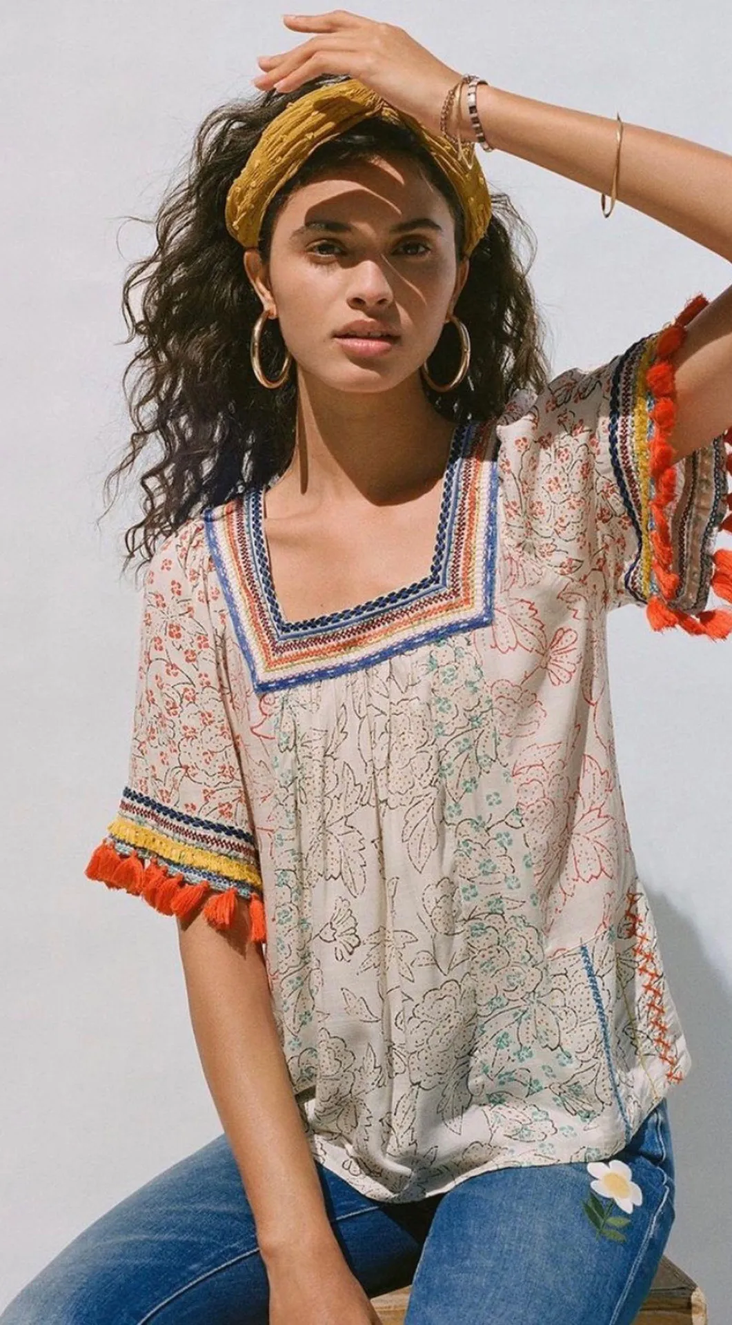 Maeve Paolina Tasseled Blouse - Image 6