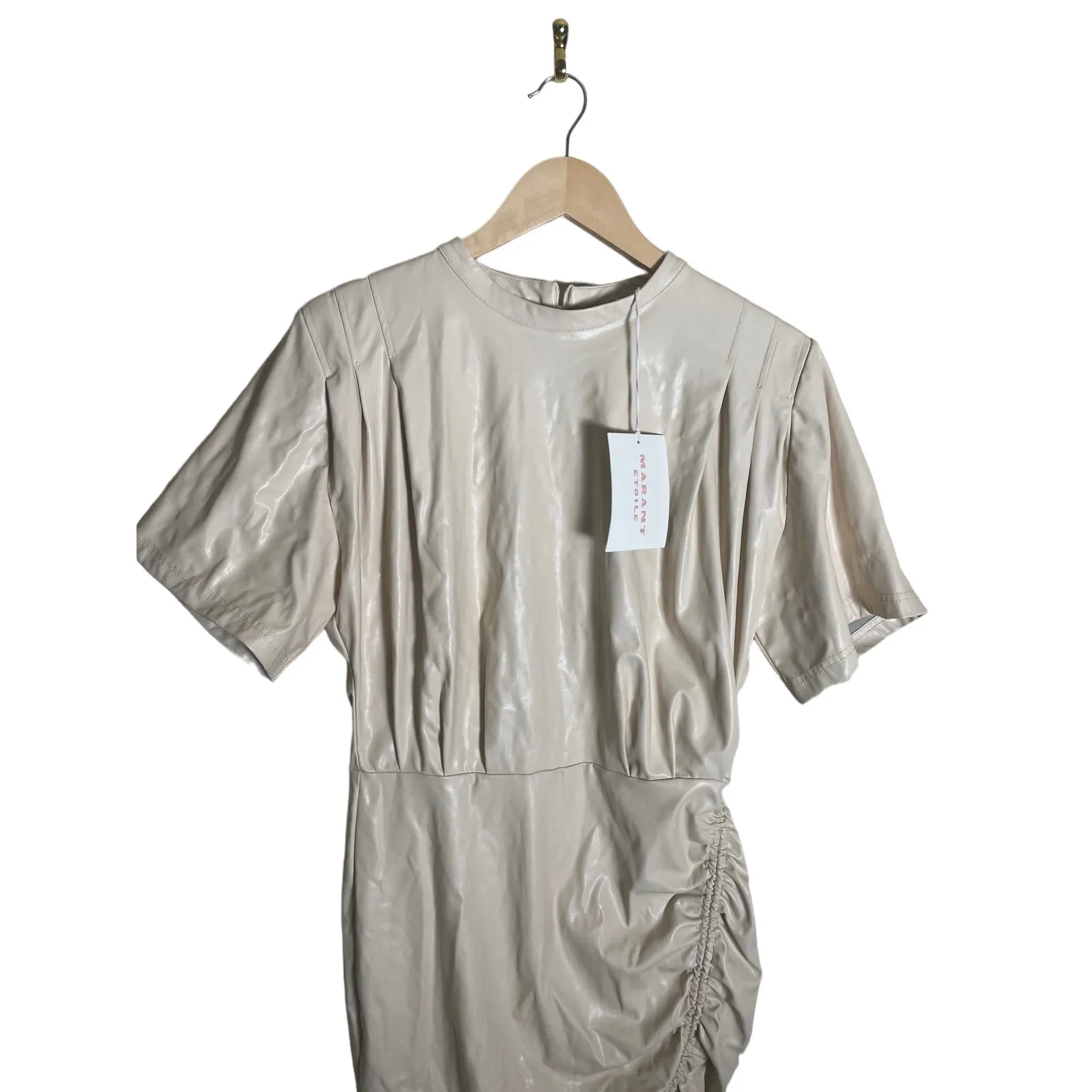 MARANT Etoile Balesi‎ Short Sleeve Mini Dress Size 6 - Image 8