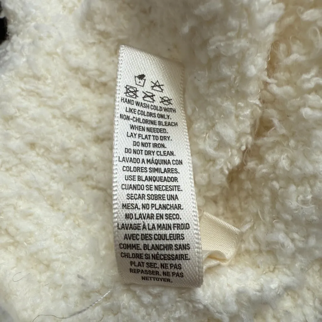 Skims Cozy Knit Crop Tank Top Women's 2X/3X Bone Fuzzy Sherpa Comfy Lounge NWOT - Image 12