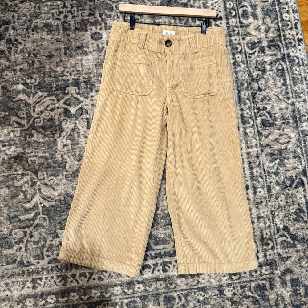 Per Se Tan Corduroy Cropped Pants size 8 - Image 9