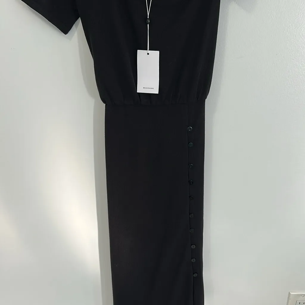 Lovers + Friends Eden Midi Dress Black - Image 6