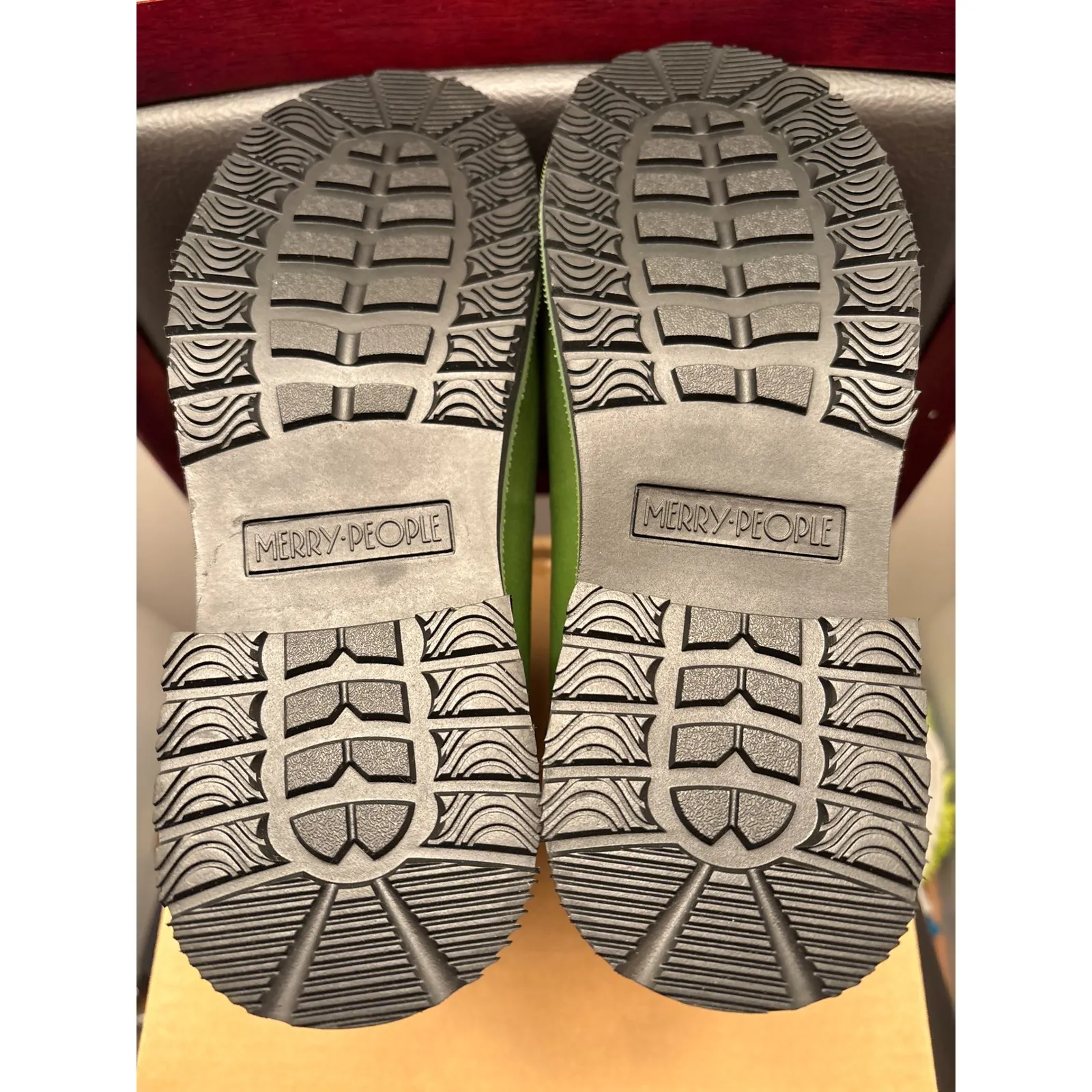 New Merry People Bobbi Boot Enhanced Traction Green Waterproof Ankle Boots 36EU Size 5 - Image 4