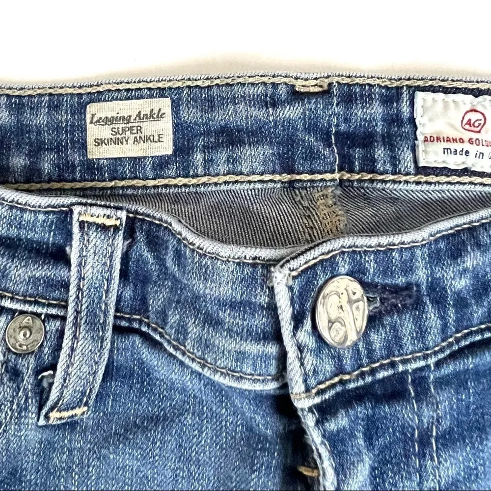 Adriano Goldschmied The Legging Ankle Super Skinny Jeans - Size 28R - Image 6