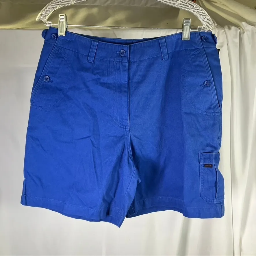 Lauren Ralph Lauren Women's Blue‎ America Highlight Cargo Shorts Size 10 New - Image 15