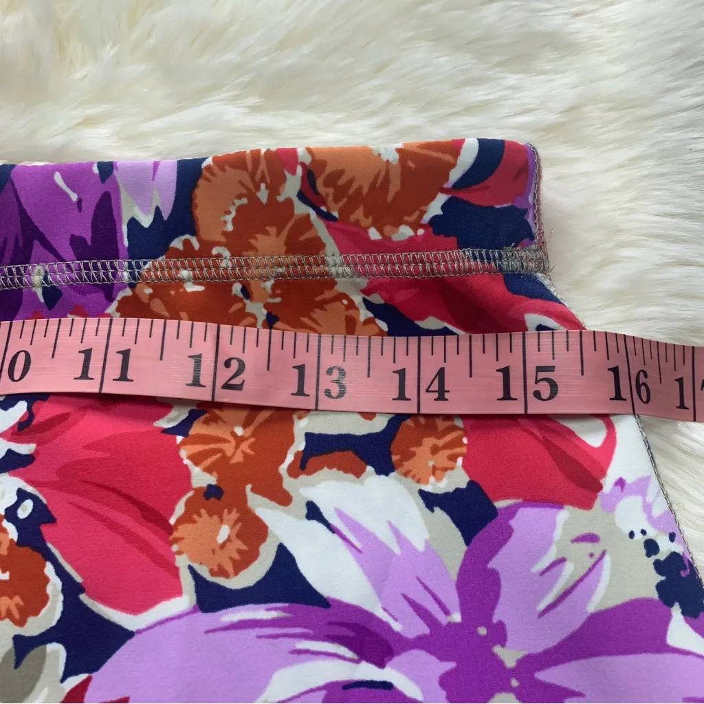 J. McLaughlin Halle Reversible Skirt Floral Geometric Pull On size S - Image 8