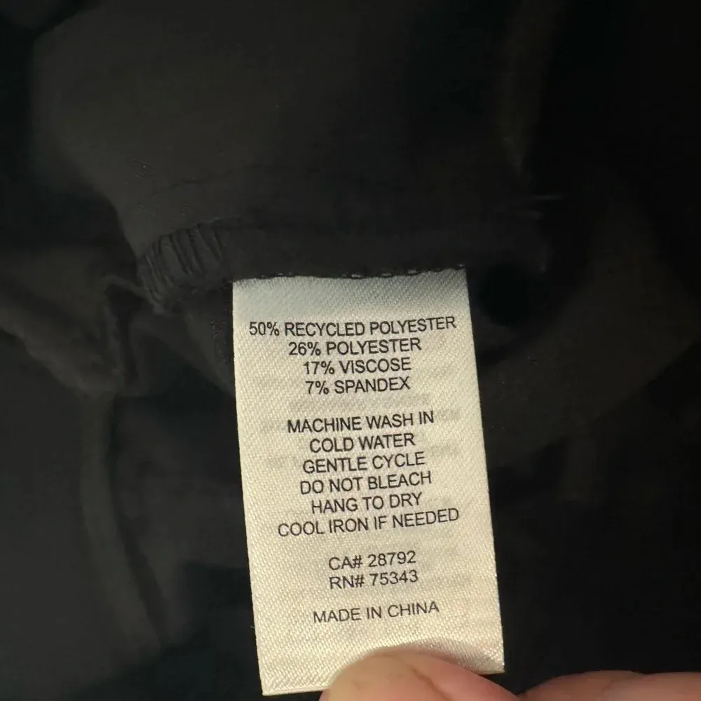 Joie High Rise Straight Leg Black Trouser Dress Pants Office Work NWT Size 12 - Image 8