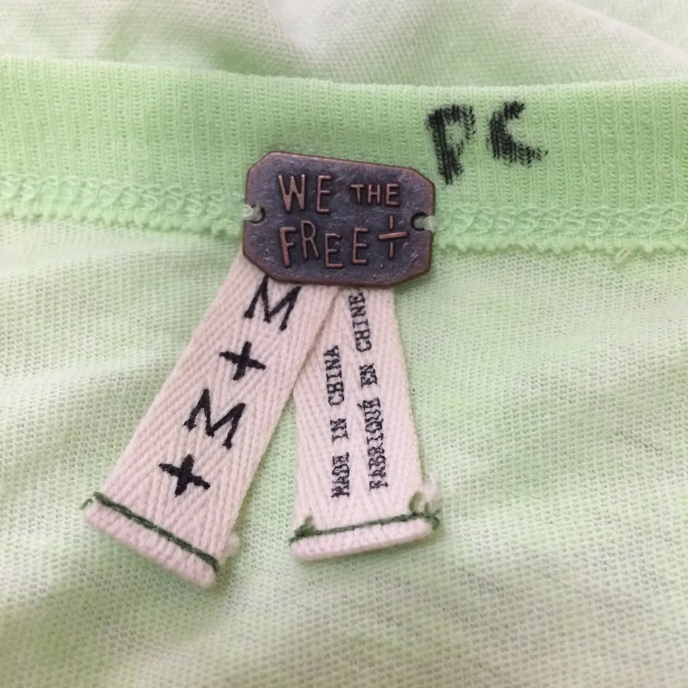 We The Free First Love Lace-Up Tee in Lime - Image 3