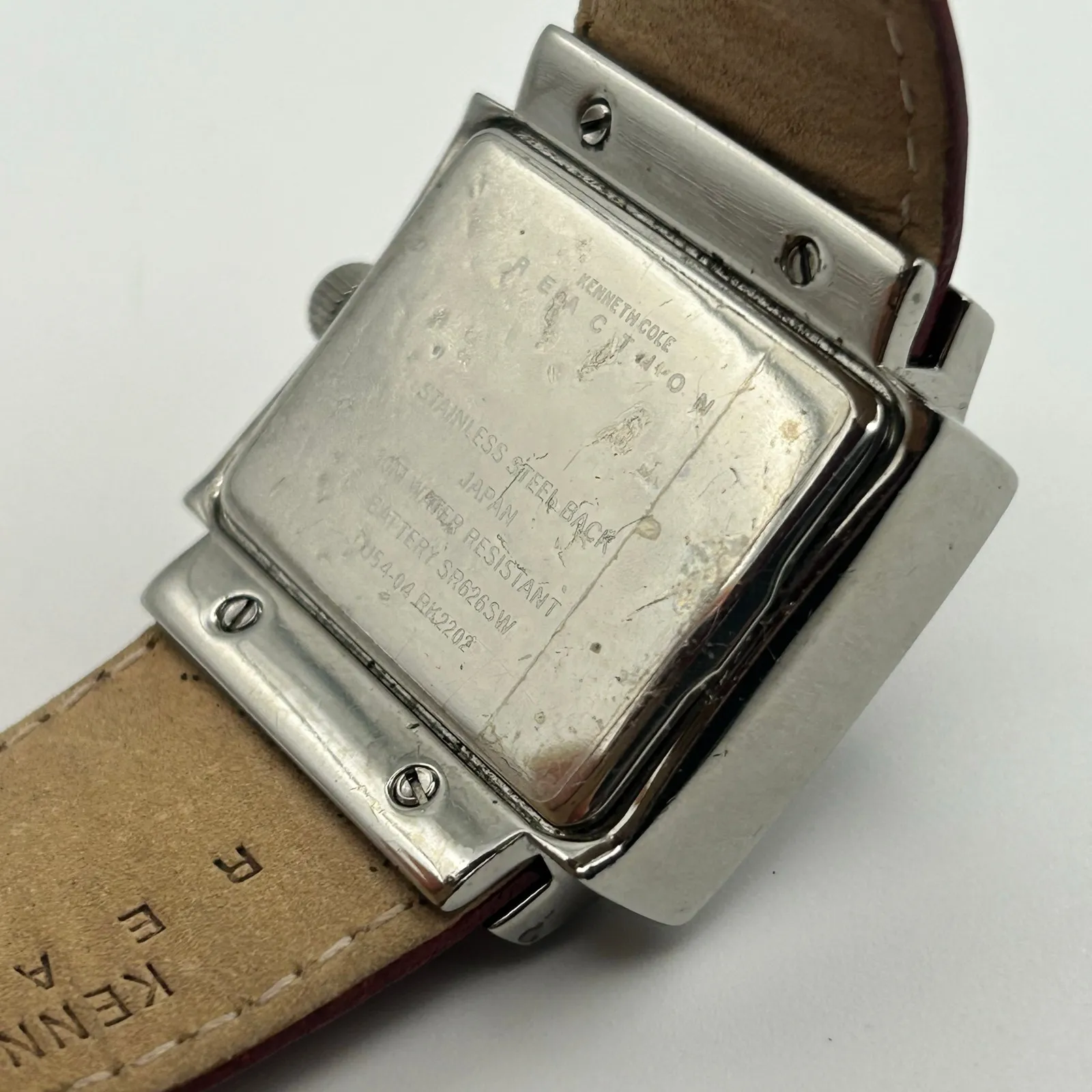 Kenneth Cole Reaction Red Silver Women’s Fashion Watch - Image 6