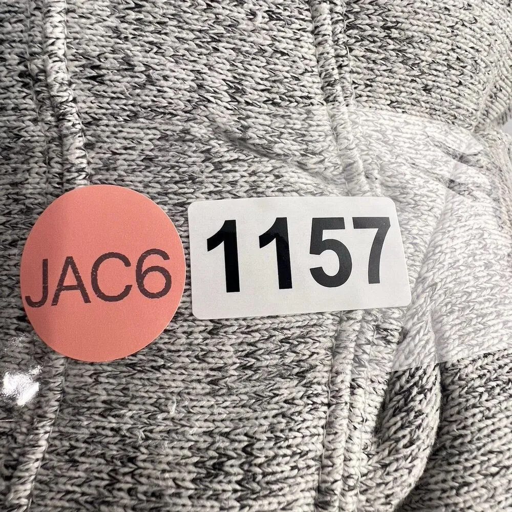 Eddie Bauer Jacket Women medium Gray Flannel Lined Soft shell Hiking Snap Down M - Image 9