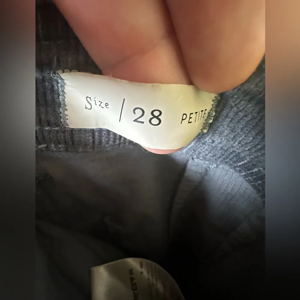 Pilcro And The Letterpress Overalls Womens 28 PetiteCorduroy Flared Bottoms Blue - Image 5