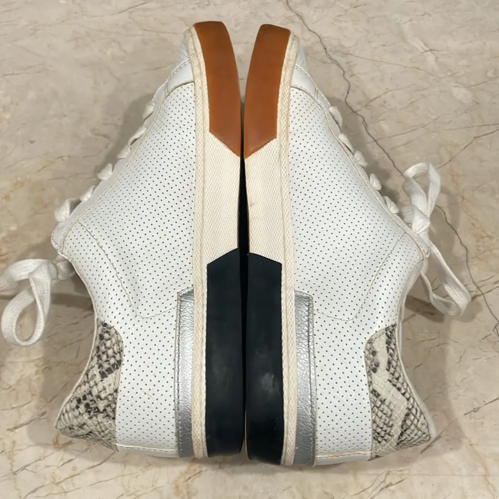 Women's Maddison Sneakers White Silver- A New Day size 8 - Image 4