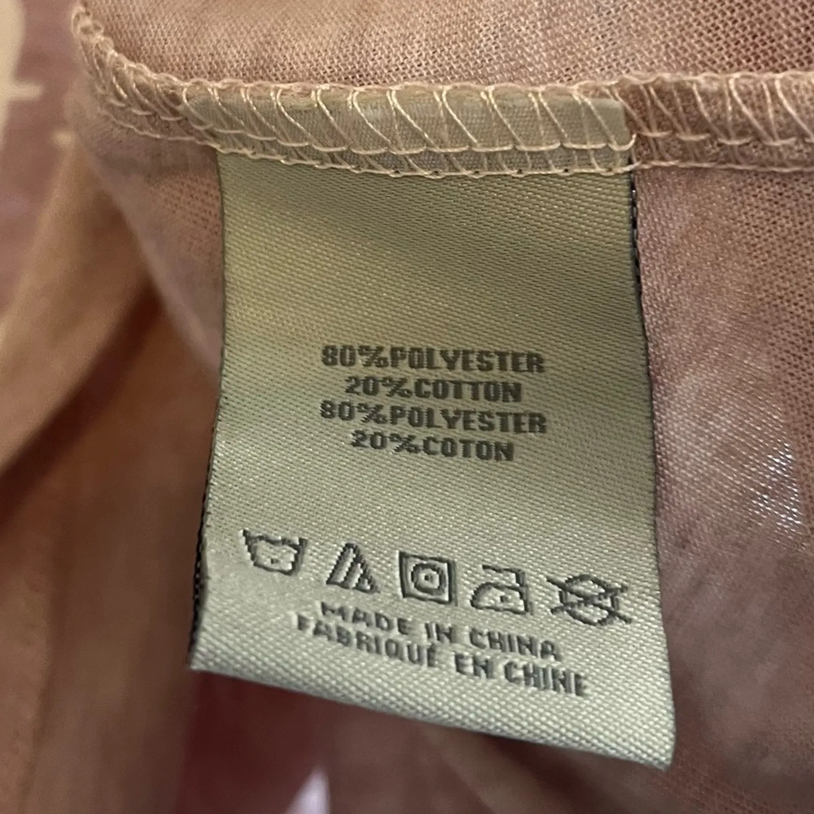 Charlie Paige Pale Pink Strong‎ Is The New Pretty Cold Shoulder Tee Size L/XL - Image 8