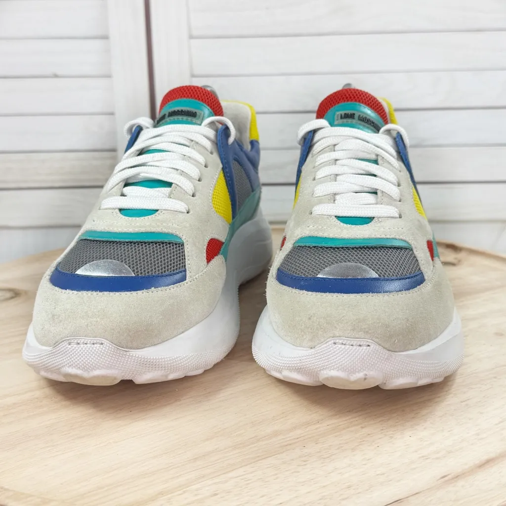 Love Moschino Scarpad Running 60 Sneakers Primary Multicolor Size 40 US 10 - Image 2