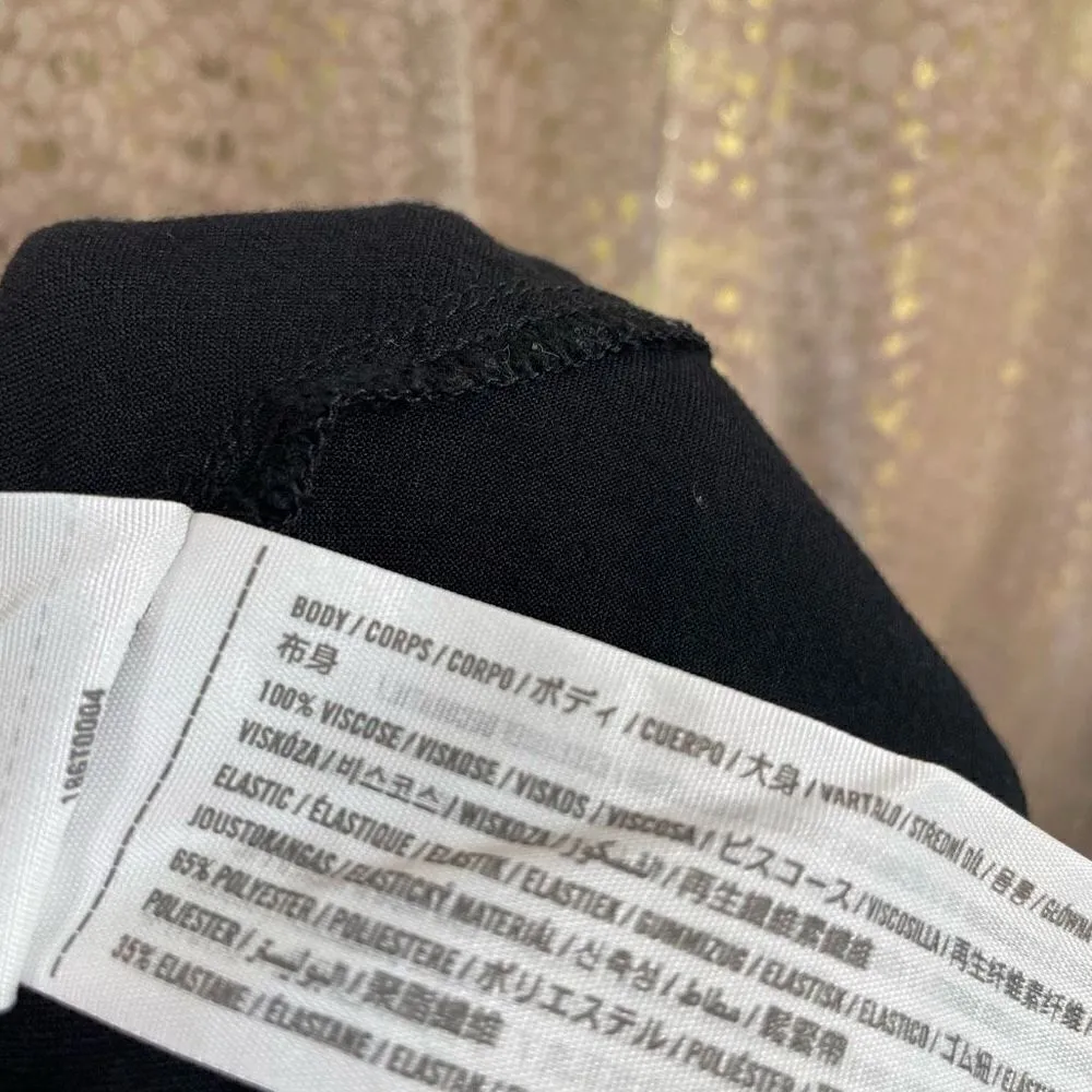 Abercrombie & Fitch Women’s Small Black Pull on Drawstring Ruched Shorts Stretch - Image 6