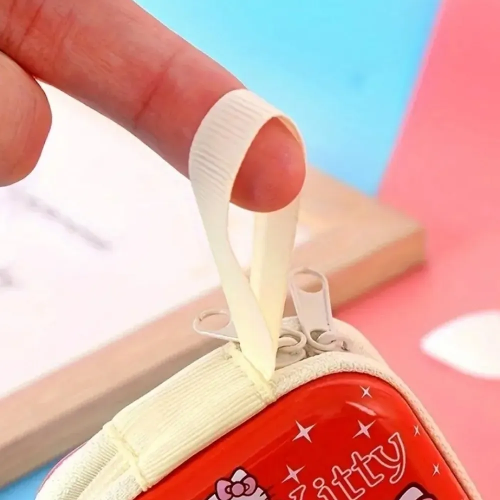 NWT! Hello Kitty Pink Hug The Bear Mini Zipper Coin Wallet - Image 3