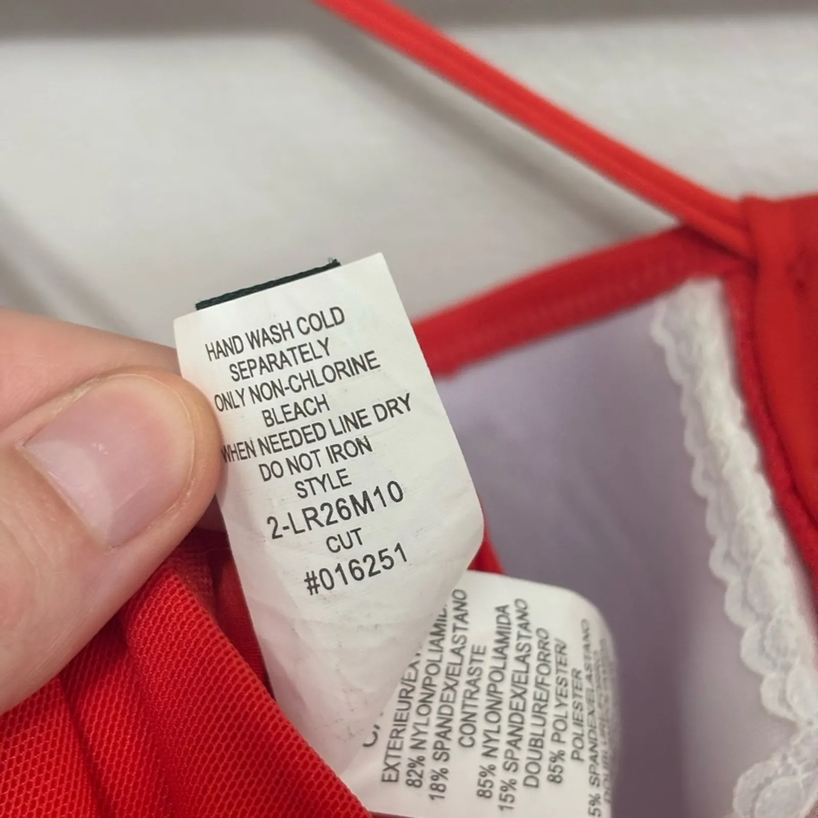 NWT Lauren Ralph Lauren One Piece Swimsuit in Bright Red - Size 12 - Image 9