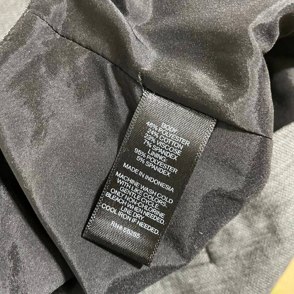 Express Women's Gray Corporate Short Pencil Skirt - Size 10 - Preppy, Straight - Image 4