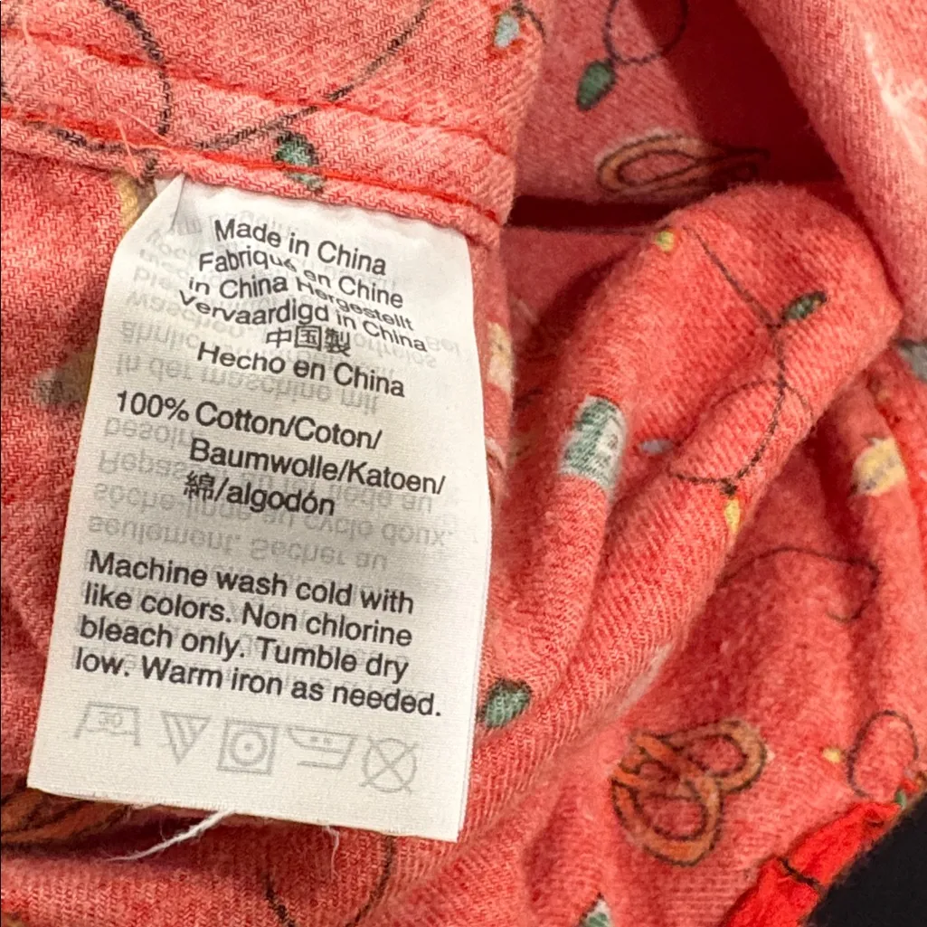 J. Crew NYC Broadway Lights red holiday pajama pants medium - Image 6