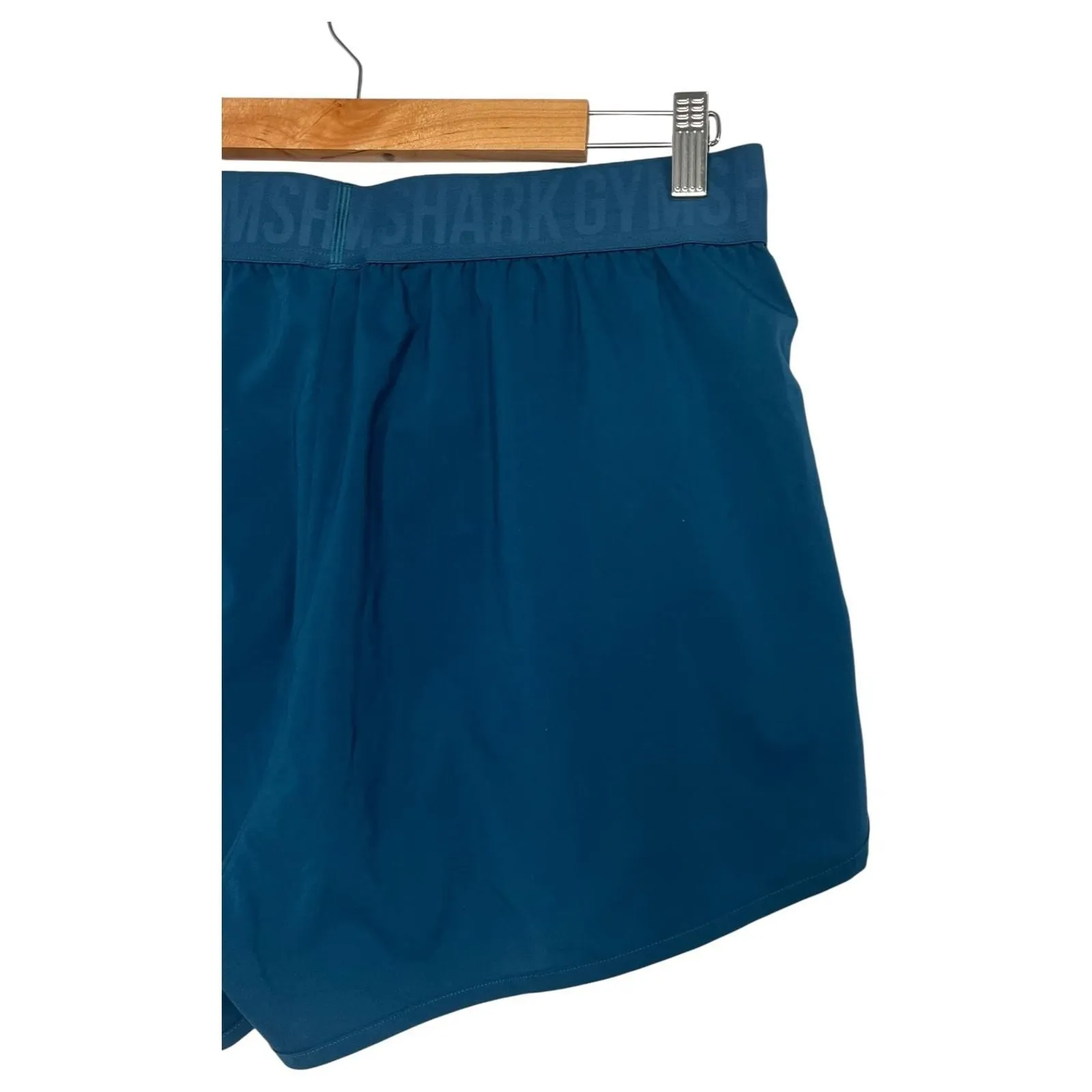 Gymshark Shorts Womens XL Green Athletic Gym Run Training Lightweight Quick Dry - Image 8