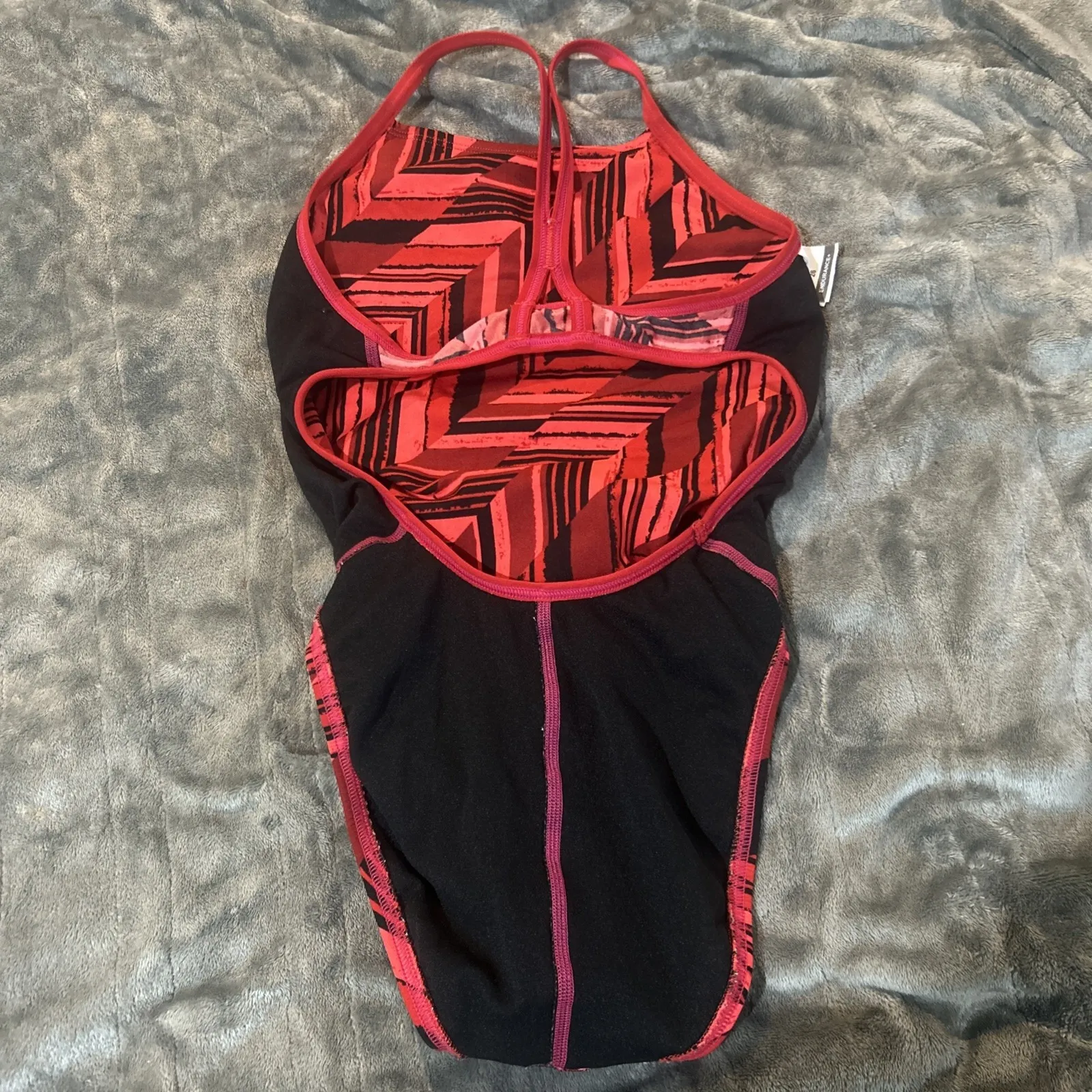 Speedo Endurance Swimsuit 1pc Athletic Womens 26 / 0 $84 Speedo Red 601 - Image 10