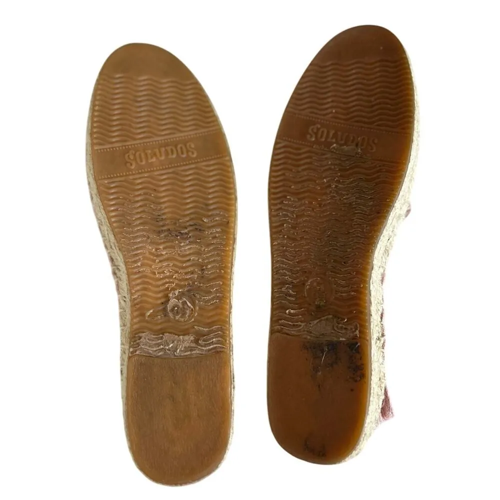 Soludos Pink Canvas Ciao Bella Slip On Espadrilles - Image 6