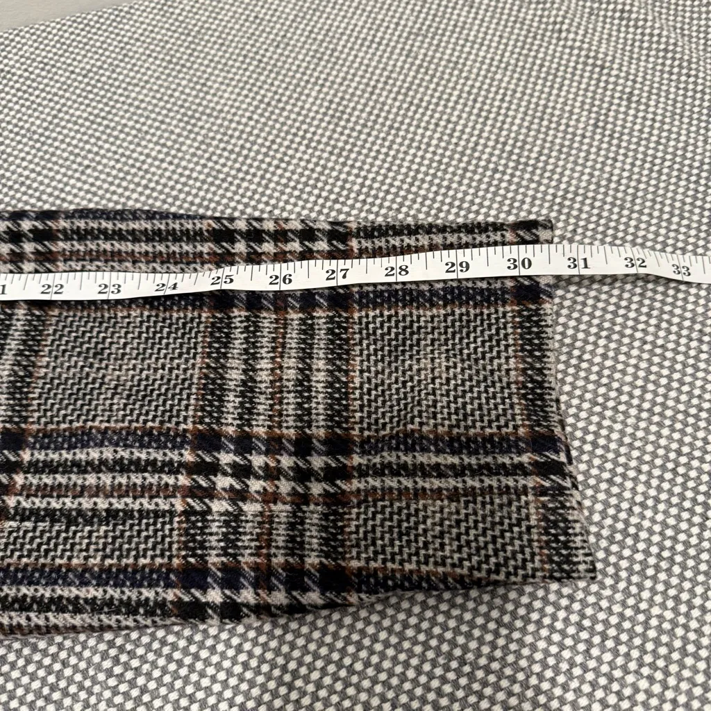 Madewell Plaid Goodwin Oversized Topcoat size L - Image 15