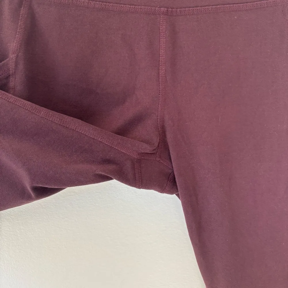 Abercrombie & Fitch Maroon Leggings Athletic Active Wear Gym Athleisure Workout - Image 7