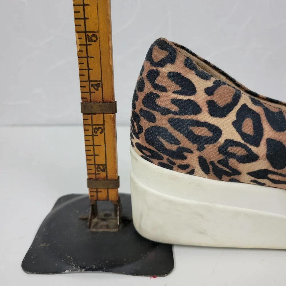 Naturalizer Sandra Womens Shoes Size 10 Black Leopard Wedge Comfort Sneaker - Image 10
