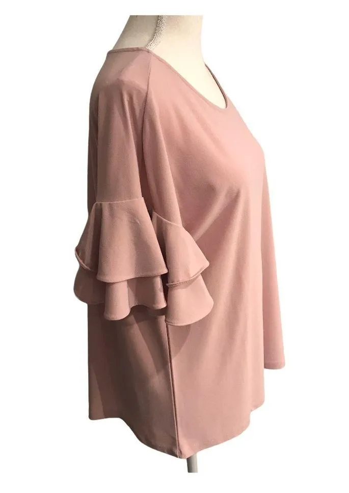 EUC I-N-C Top with Peplum-like Sleeves - Image 2