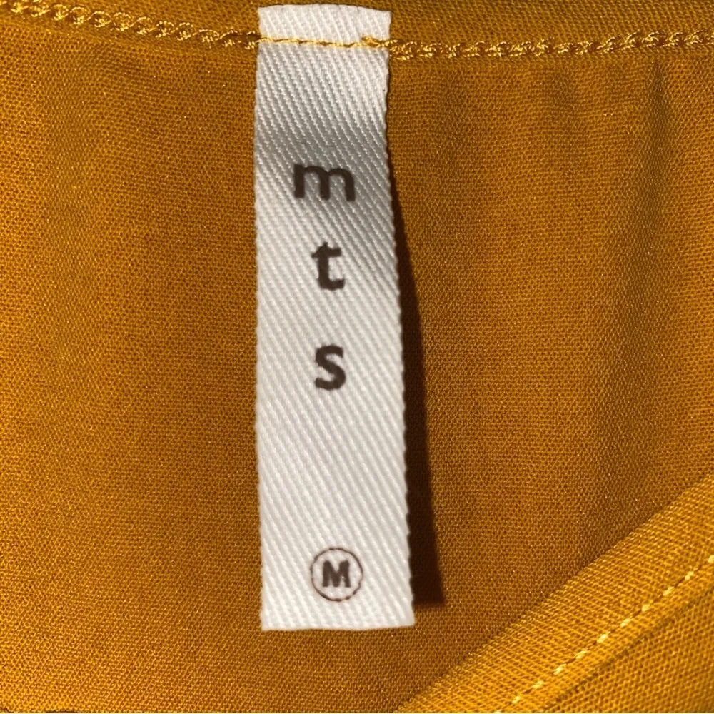 MTS  Harvest Gold Dress Women’s Medium - Image 6