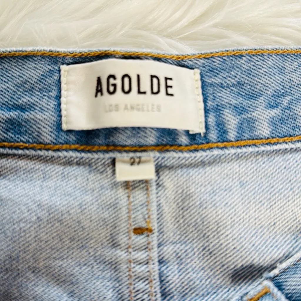 Agolde Light Blue Cooper Cargo Jeans - Image 3