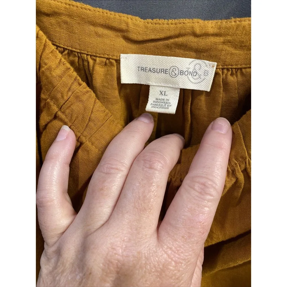 Treasure Bond NWT Linen Cami XL (b30.1) - Image 4