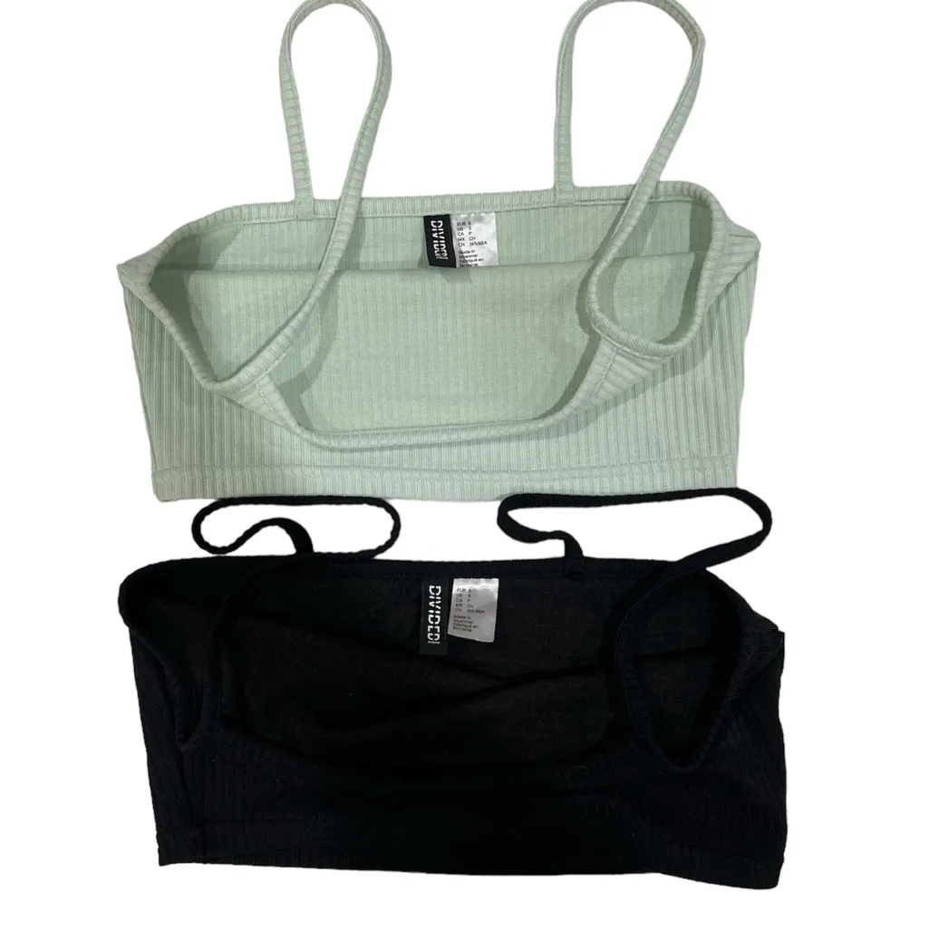 Divided/H&M size small‎ cropped tank tops - Image 3