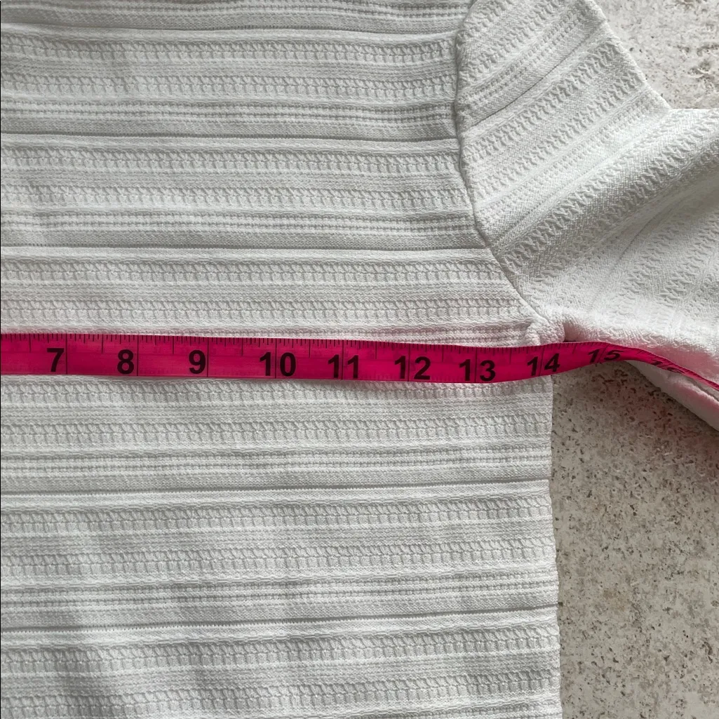 The Fold Pointelle Jumper Top White - Image 12