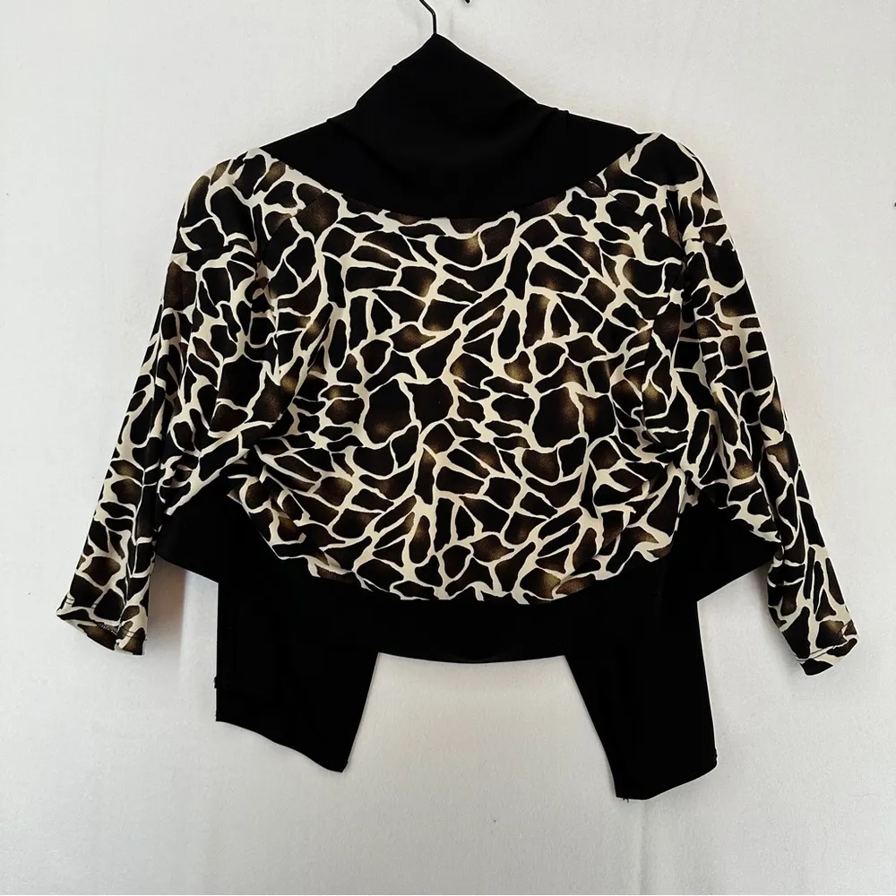 Clara Sun Woo Giraffe Print Cardigan Size M Size M - Image 5