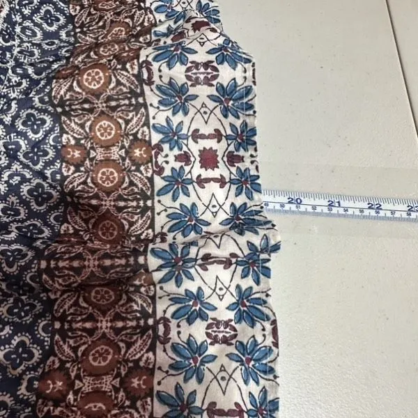 BeachLunchLounge NWT Clara Floral Boho‎ Tassel Mini Skirt Size XL Bandana Print - Image 8