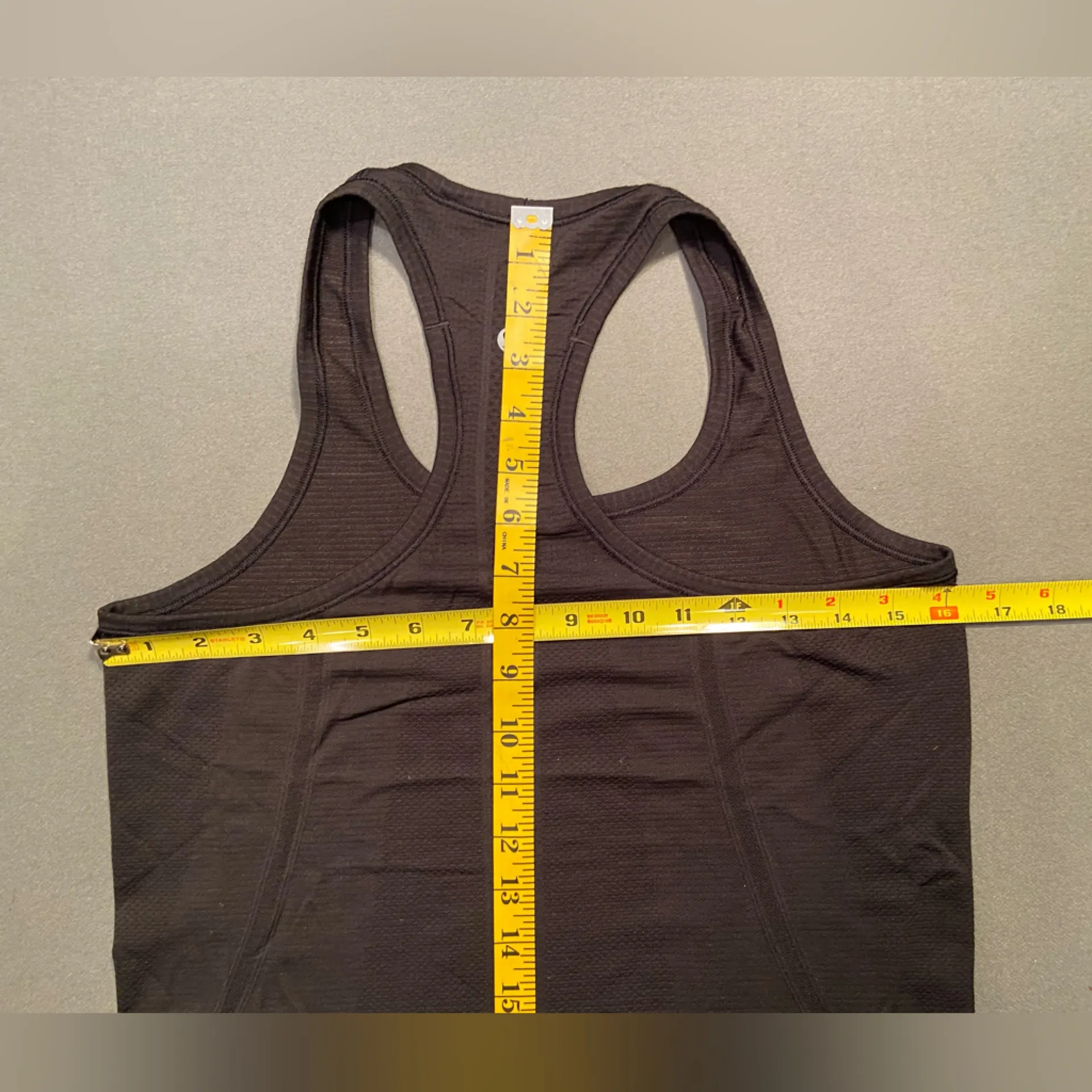 Lululemon Racerback Tank Top, black, size 8‎ - Image 4