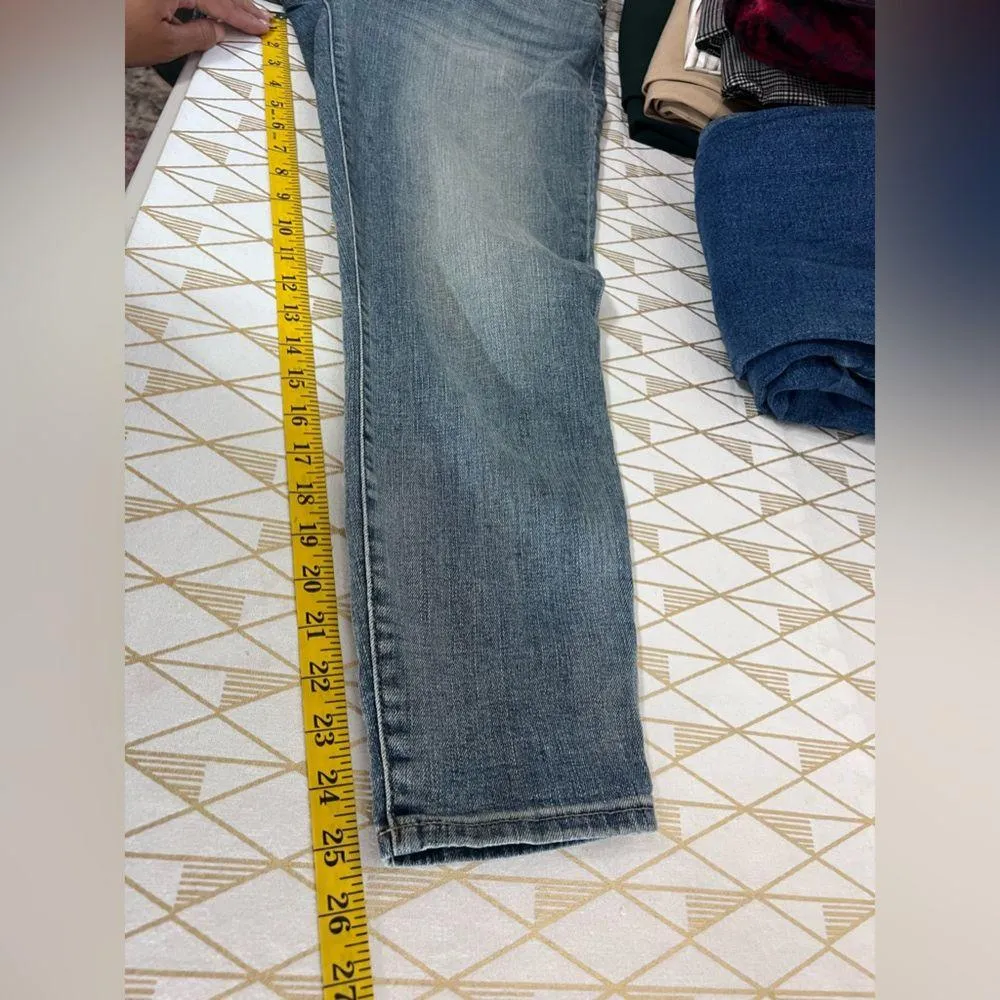 Lucky Brand Low Rise Crop Lolita Denim Jeans Size 8/29 - Image 8