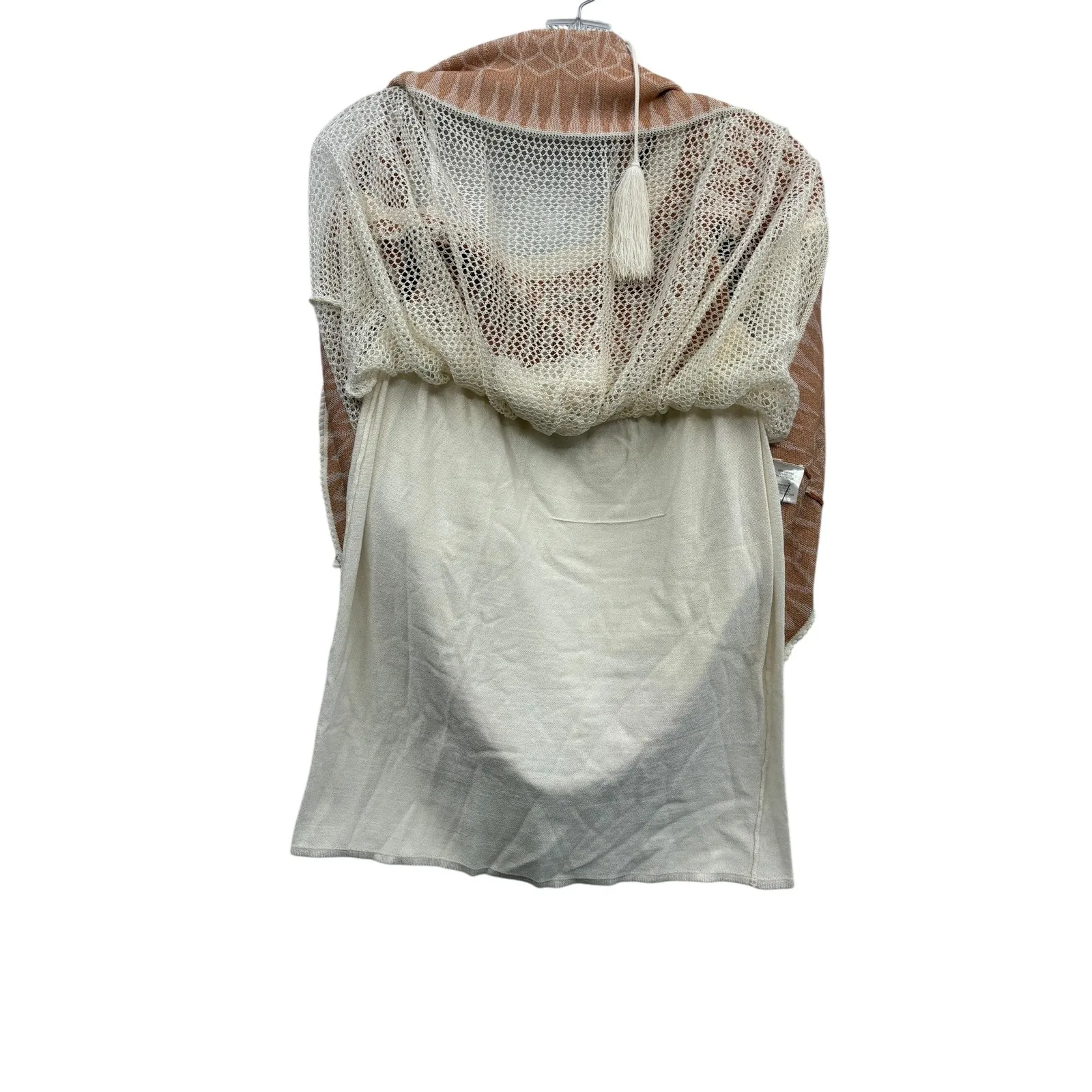 Ronny Kobo Women's Adina Mini Dress Geometric Pattern Tassel Bell Sleeve Boho S Brown - Image 3