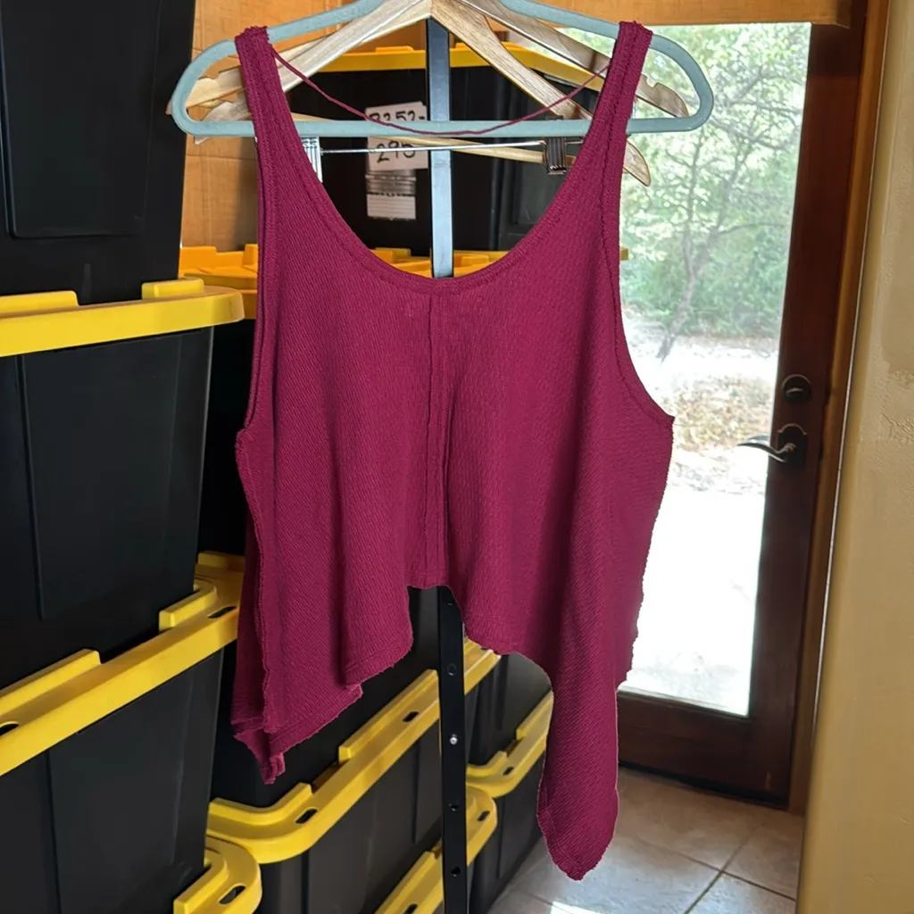 NWT We the Free People Sing La La Handkerchief Tank Gone Gogi Size XS Oversized - Image 12