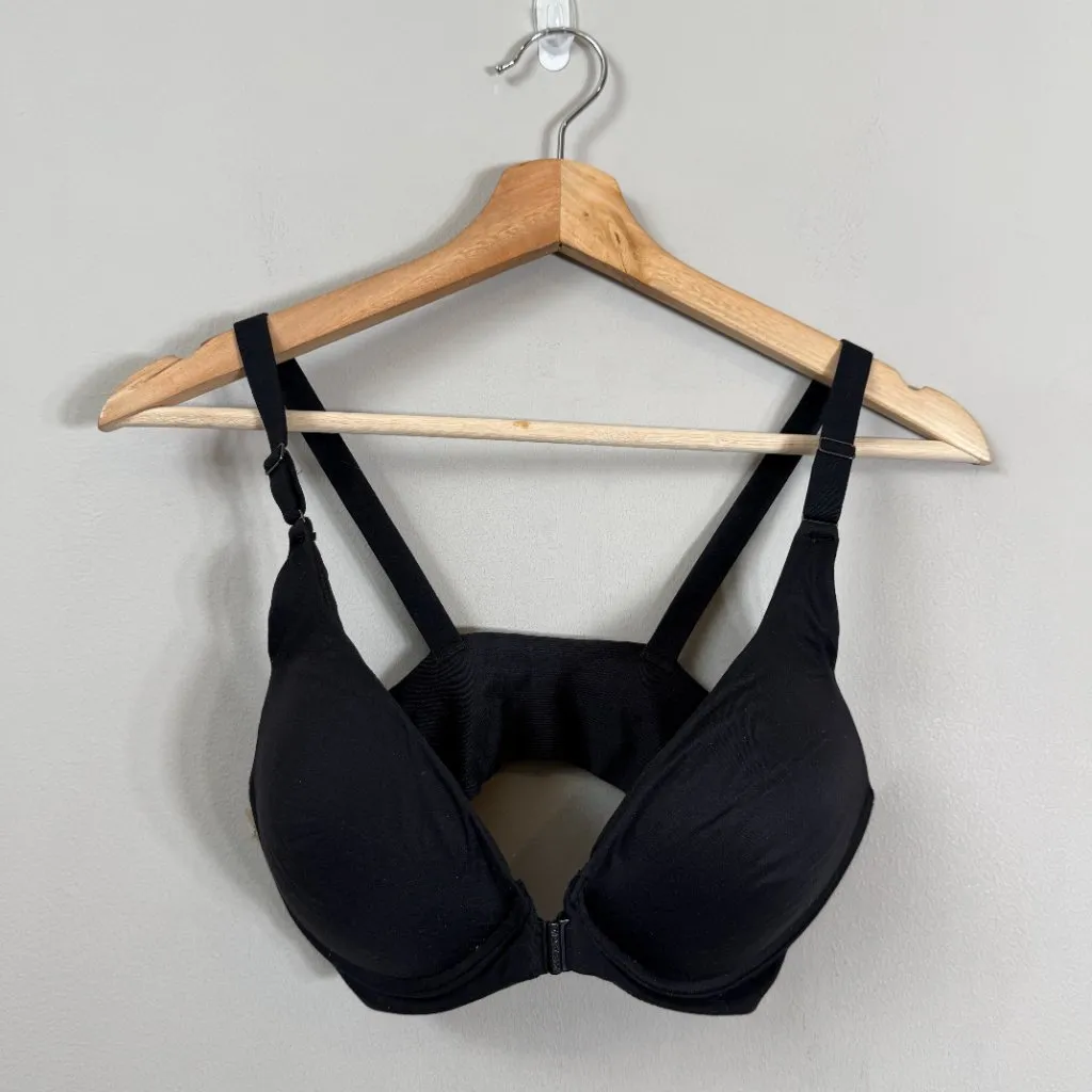 SPANX Adjustable Plunge Wireless Lift Bra Women's 34C Black Front Clasp Comfy - Image 6