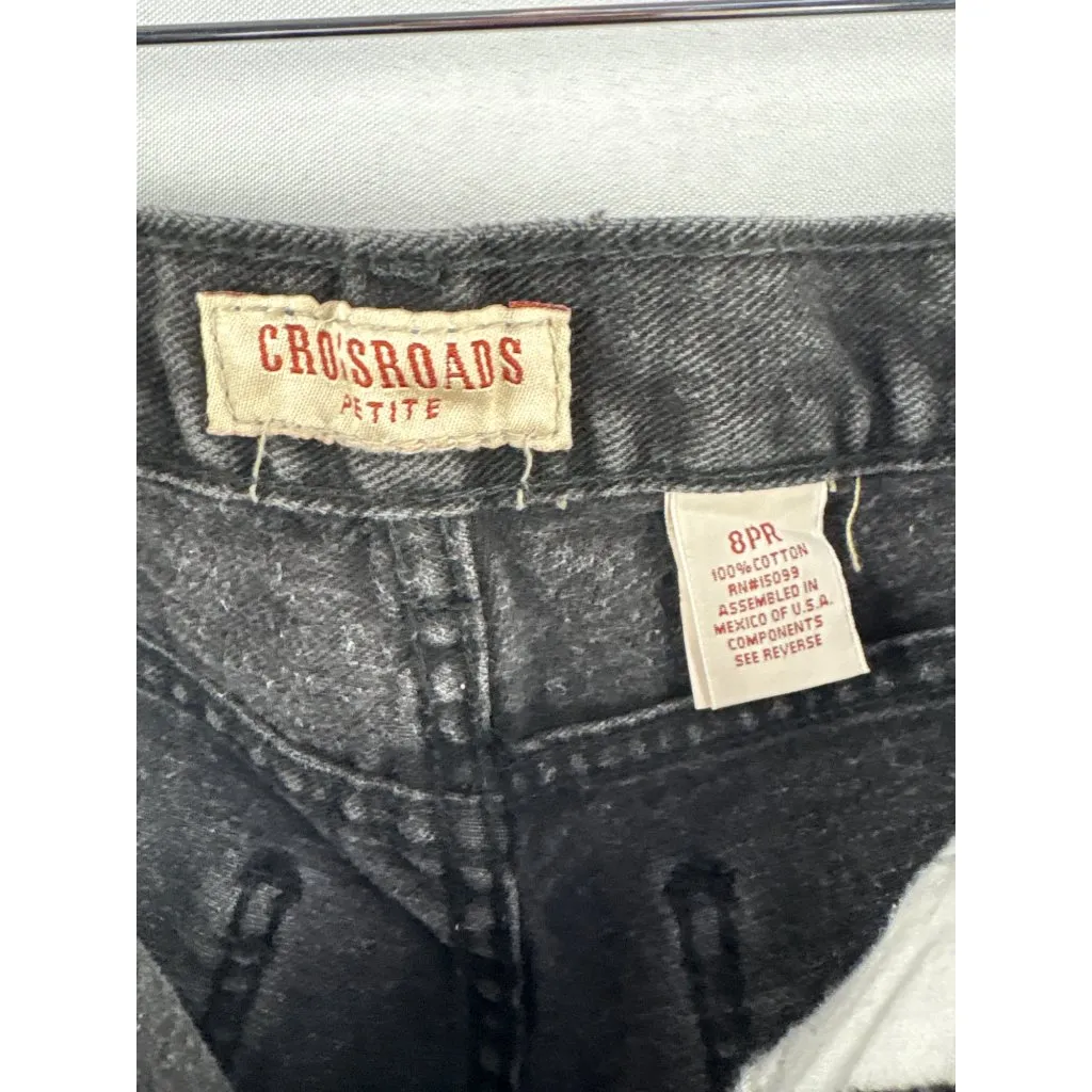 Crossroads Black Petite 8PR Womens Jeans 100% Cotton USA Made Size undefined - Image 4