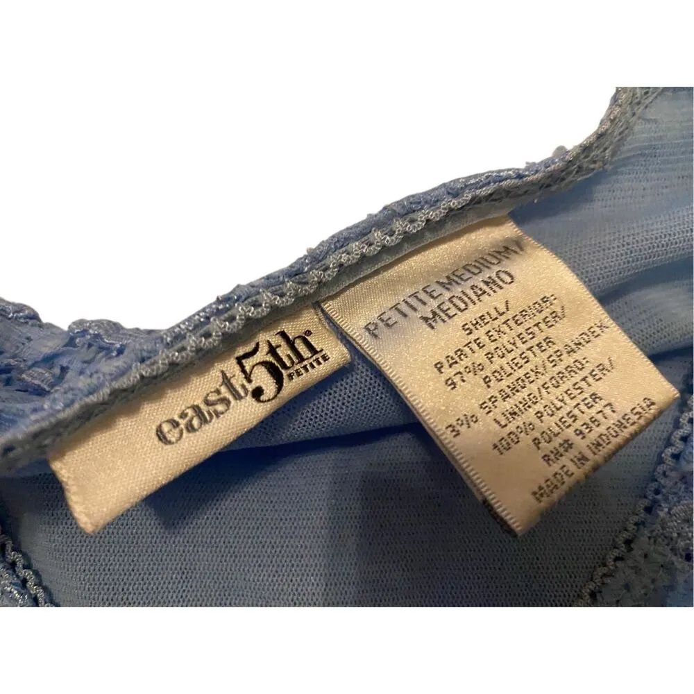 East 5th Petite Lace T Shirt Fairycore Preppy Summer Coastal Beach Coquette - Image 5