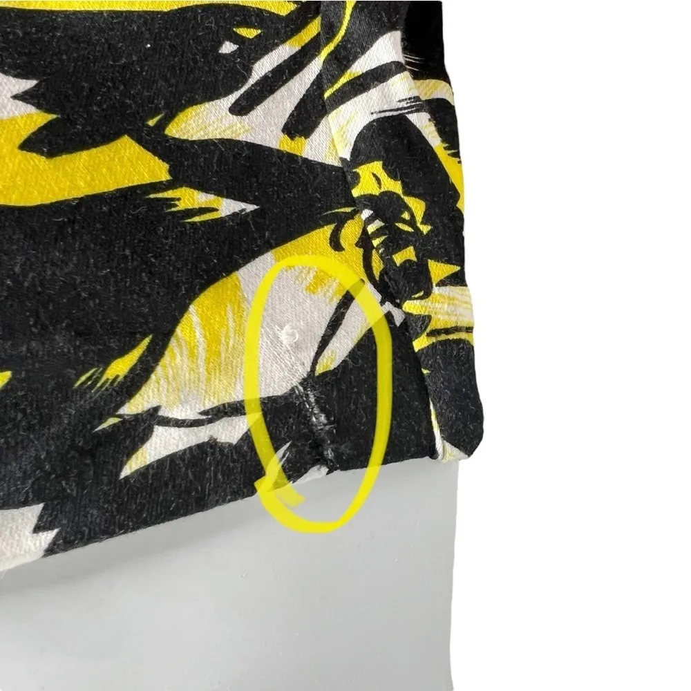 Snap Strapless Black, White, Yellow Floral Cocktail Party Dress Size undefined - Image 2