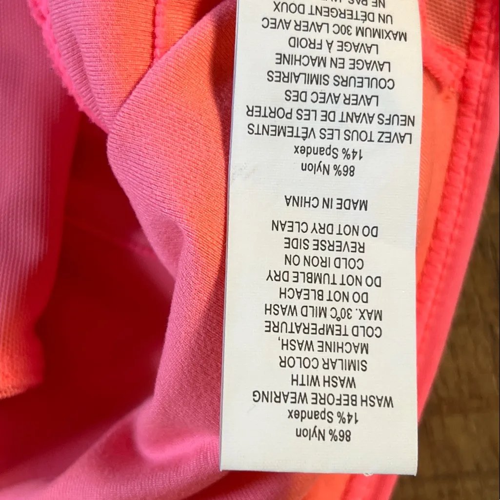 Zyia Active All Star One More Rep Neon Pink Racerback Sports Bra - Size Large. - Image 8