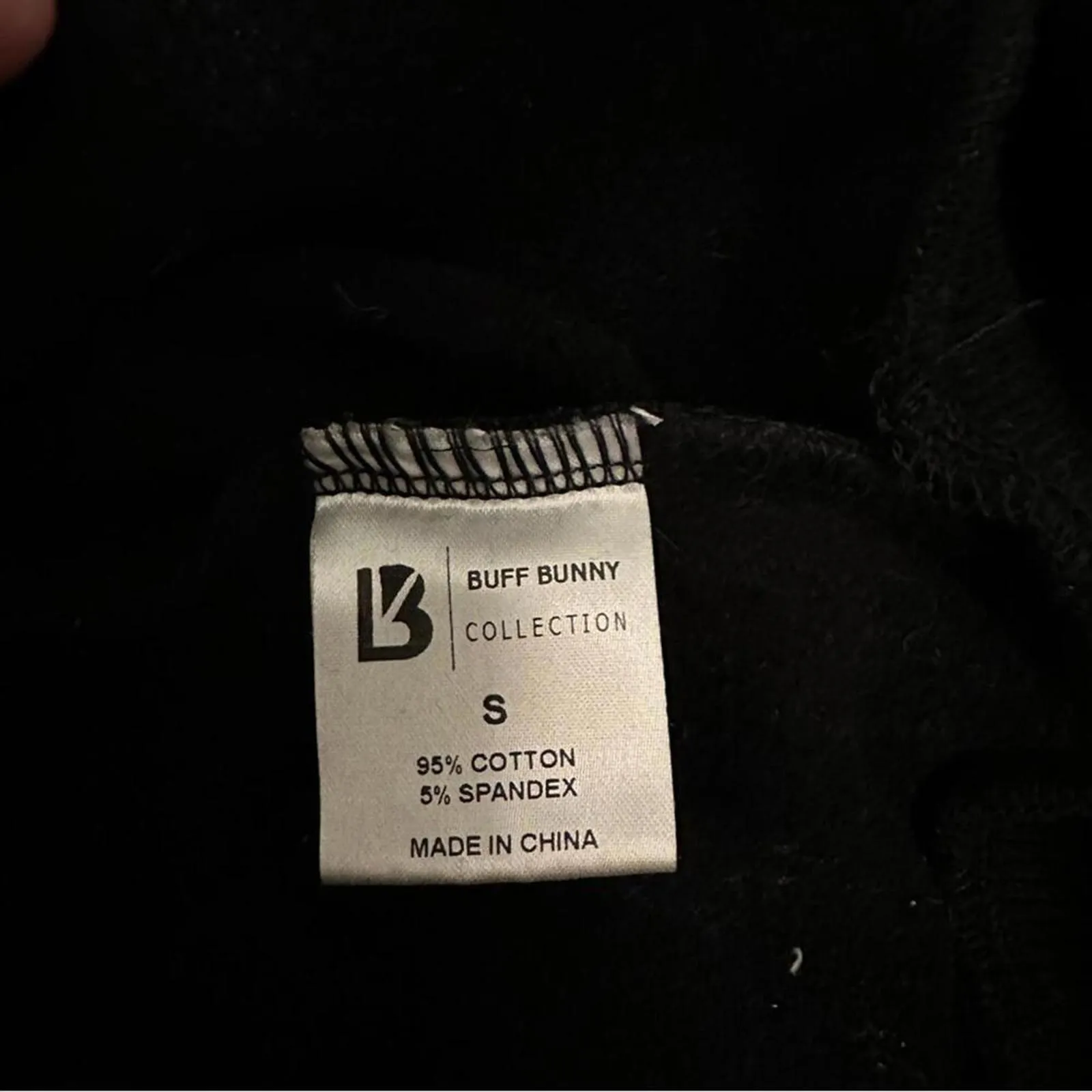 Buffbunny collections black and white inspirational hooded sweatshirt pockets - Image 6