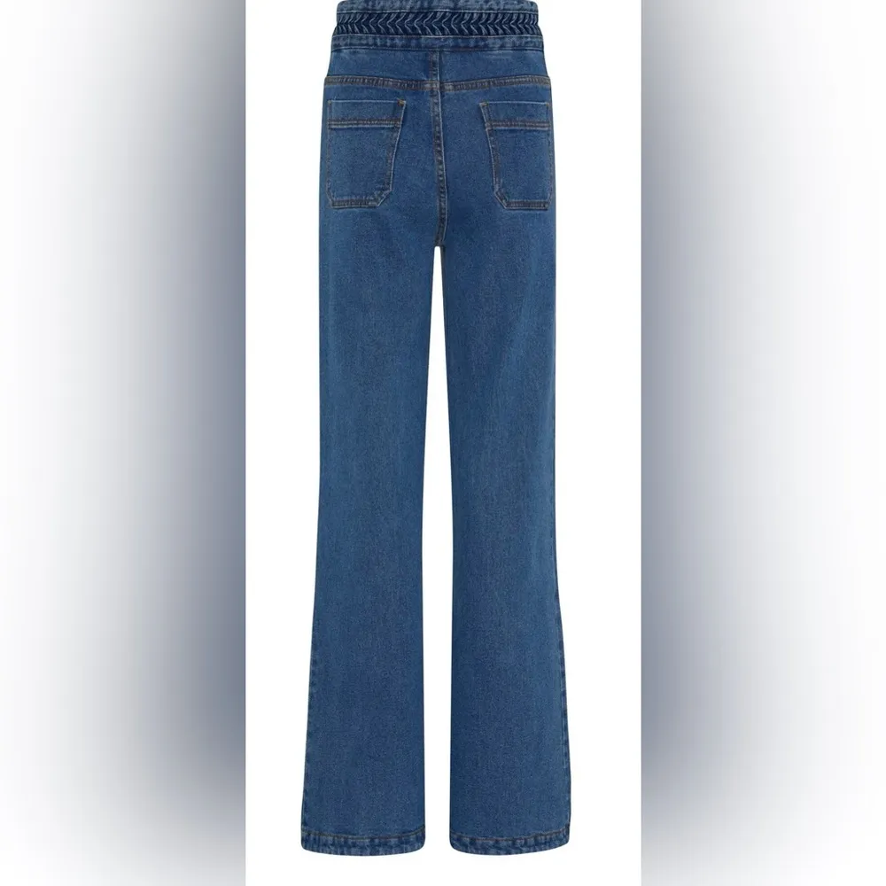 MAGALI PASCAL Birkin Jeans Blue Size 8 - Image 2