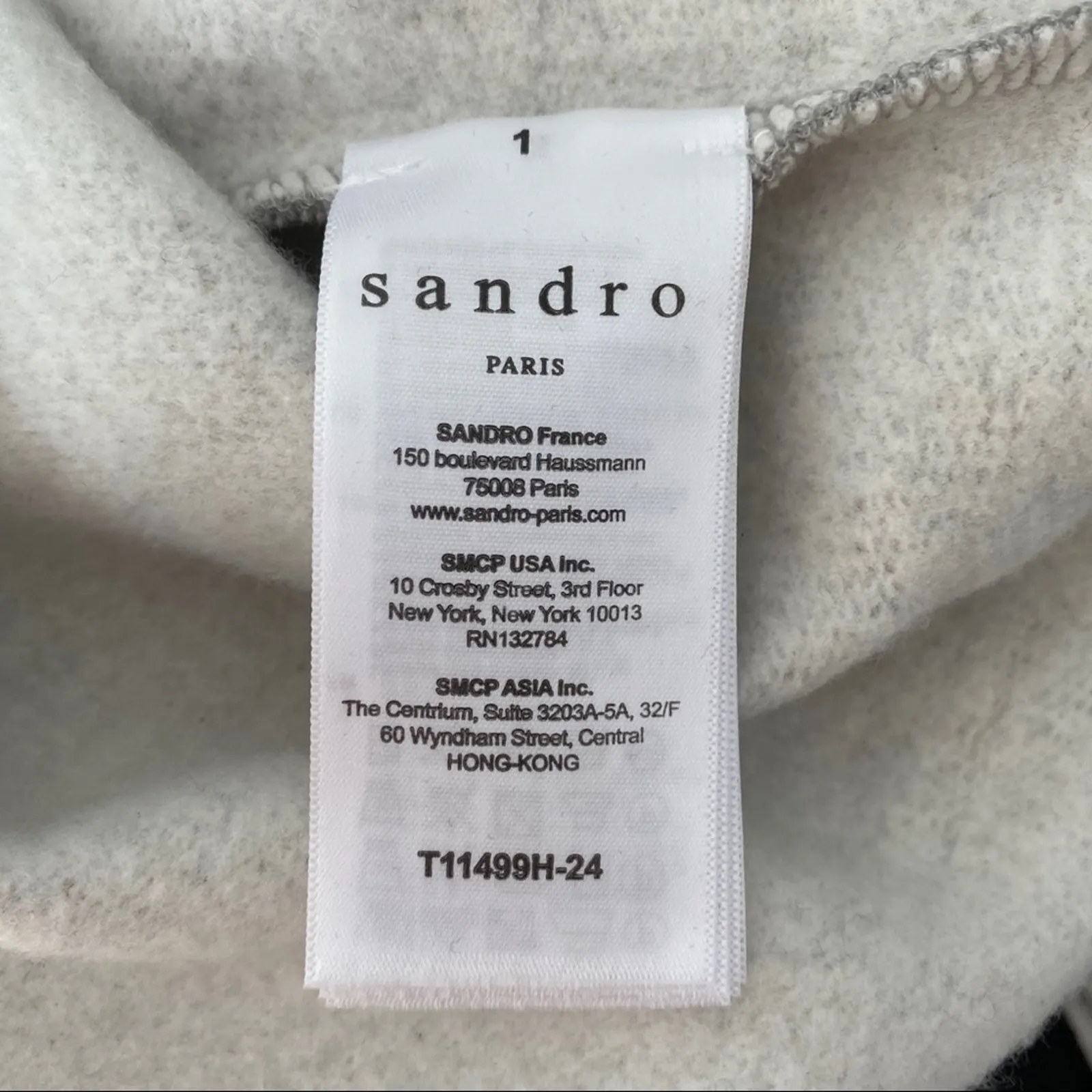 Sandro Play With Your Heart Embroidered Hoodie NWT"""""" - Image 11