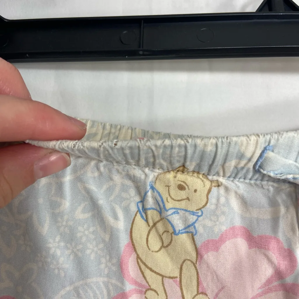 Disney women’s‎ Winnie the Pooh light blue drawstring pajama shorts 100% cotton - Image 5